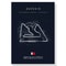 F1 Race Track Canvas Wall Art Minimalist Black Circuit Map Poster For Home Office Decor 8