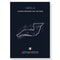 F1 Race Track Canvas Wall Art Minimalist Black Circuit Map Poster For Home Office Decor 10
