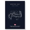 F1 Race Track Canvas Wall Art Minimalist Black Circuit Map Poster For Home Office Decor 15