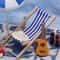 Miniature Beach Deckchair Umbrella Set Dollhouse Fairy Garden Summer Scene DIY Decor 1