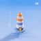 Mini Ocean Lighthouse Resin Figurine Cute Coastal Dollhouse Fairy Garden Decor 11