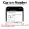 Custom Wheelie Bin Number Stickers 4pcs Waterproof Vinyl House Number Decals For Trash Recycling B 2