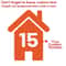 Custom Wheelie Bin Number Stickers 4pcs Waterproof Vinyl House Number Decals For Trash Recycling B 6