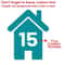 Custom Wheelie Bin Number Stickers 4pcs Waterproof Vinyl House Number Decals For Trash Recycling B 10