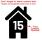 Custom Wheelie Bin Number Stickers 4pcs Waterproof Vinyl House Number Decals For Trash Recycling B 11