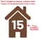 Custom Wheelie Bin Number Stickers 4pcs Waterproof Vinyl House Number Decals For Trash Recycling B 12