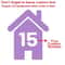 Custom Wheelie Bin Number Stickers 4pcs Waterproof Vinyl House Number Decals For Trash Recycling B 14