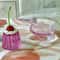 Retro Japanese Pudding Pink Soda Decor Set Kawaii Photo Props For Room Holiday Styling 3