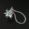 AB Crystal Meteor Hammer Car Pendant Rainbow Suncatcher Hanging Ornament For Rearview Mirror Home 0