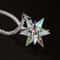 AB Crystal Meteor Hammer Car Pendant Rainbow Suncatcher Hanging Ornament For Rearview Mirror Home 2