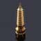 Feng Shui Wenchang Pagoda Tower Statue Zinc Alloy 3D Lucky Scholar Ornament For Home Office Decor