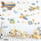 Astronaut Space Wall Stickers Set Removable PVC Galaxy Decals For Kids Room Nursery Decor 0