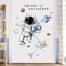 Astronaut Space Wall Stickers Set Removable PVC Galaxy Decals For Kids Room Nursery Decor 4