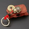 Vintage Lucky Cat Keychain Figurine Alloy Maneki Neko Feng Shui Talisman For Wealth Good Fortune 1