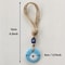 Handcrafted Evil Eye Glass Wall Hanging Blue Eye Protection Pendant For Home Decor 6