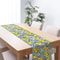 Summer Lemon Linen Table Runner Farmhouse Citrus Table Decor For Kitchen Dining Party Settings 2