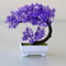 Artificial Bonsai Potted Plant Realistic Mini Tree Decor For Home Office Garden Display 4