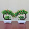 Artificial Bonsai Potted Plant Realistic Mini Tree Decor For Home Office Garden Display 3