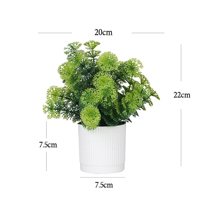 Artificial Bonsai Potted Plant Realistic Mini Tree Decor For Home Office Garden Display 8