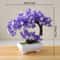 Artificial Bonsai Potted Plant Realistic Mini Tree Decor For Home Office Garden Display 14