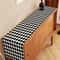 Black White Buffalo Plaid Linen Table Runner Diamond Lattice Farmhouse Table Decor For Kitchen P 2