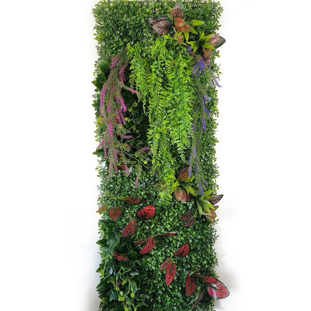 Artificial Grass Wall Panel Realistic Greenery Backdrop For Home Garden Wedding Decor 15