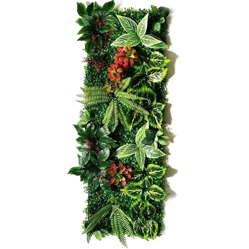 Artificial Grass Wall Panel Realistic Greenery Backdrop For Home Garden Wedding Decor 17