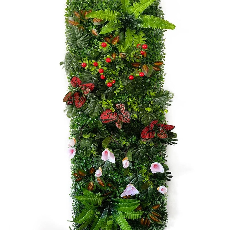 Artificial Grass Wall Panel Realistic Greenery Backdrop For Home Garden Wedding Decor 19
