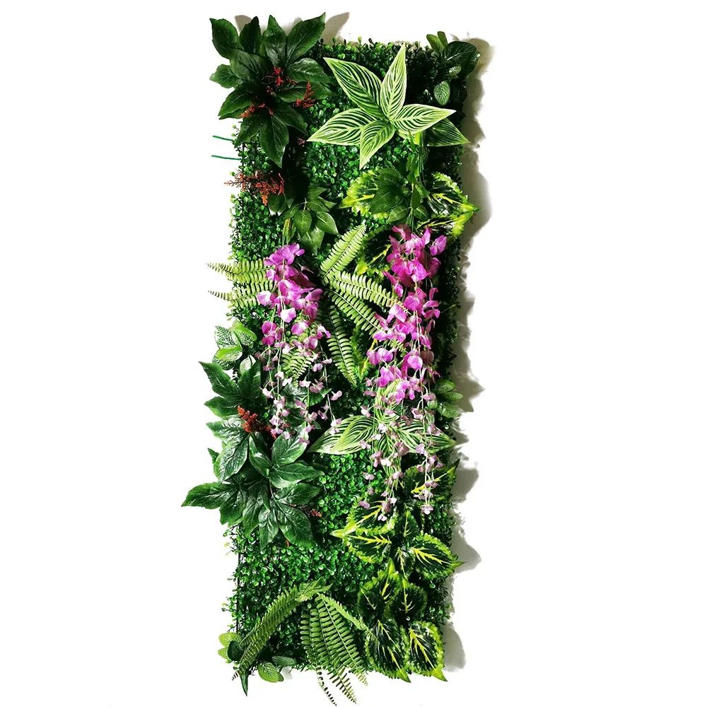 Artificial Grass Wall Panel Realistic Greenery Backdrop For Home Garden Wedding Decor 20