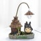 Cartoon Anime Wooden House Night Light Cute LED Desk Lamp For Room Office Gift Decor 5