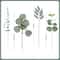 Lush Evergreen Artificial Eucalyptus Stem Set Realistic Greenery Decor For Weddings Modern Home S