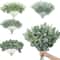 Lush Evergreen Artificial Eucalyptus Stem Set Realistic Greenery Decor For Weddings Modern Home S
