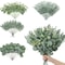 Lush Evergreen Artificial Eucalyptus Stem Set Realistic Greenery Decor For Weddings Modern Home S