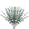 Lush Evergreen Artificial Eucalyptus Stem Set Realistic Greenery Decor For Weddings Modern Home S