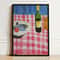 Parisian Bistro Canvas Wall Art Lemon Wine Oyster French Breakfast Poster For Kitchen Cafe Decor 1