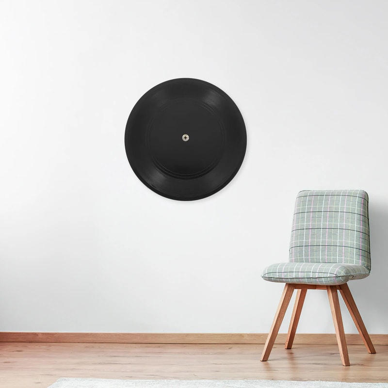 Retro Vibe Vinyl Record Wall Decor Vintage MusicInspired Hanging Ornament For Home Party Styling 3