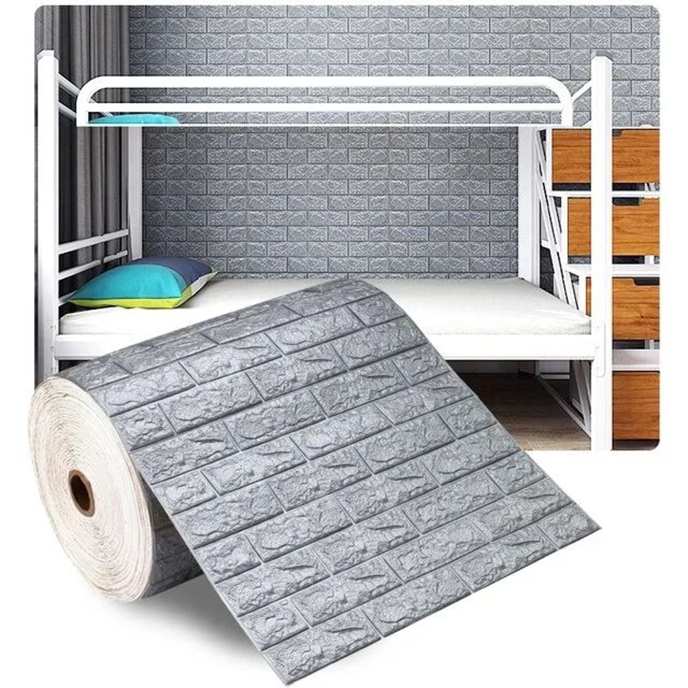 FlexiBrick 3D Foam Wall Panels SelfAdhesive Waterproof Brick Wallpaper For Stylish Home Interiors 10
