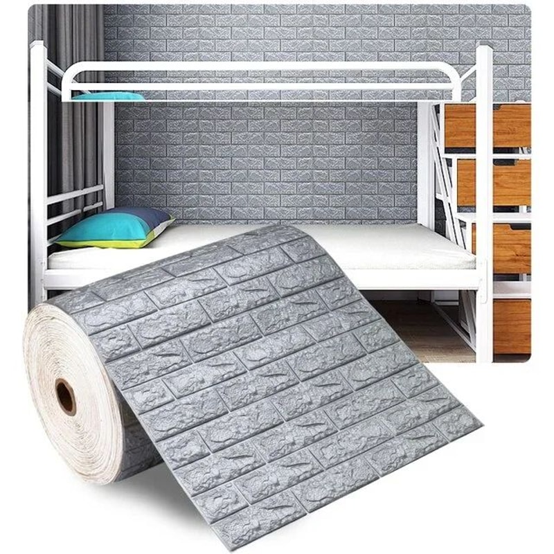 FlexiBrick 3D Foam Wall Panels SelfAdhesive Waterproof Brick Wallpaper For Stylish Home Interiors 10