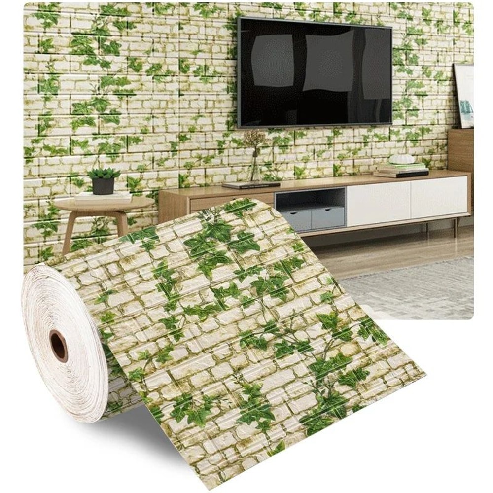 FlexiBrick 3D Foam Wall Panels SelfAdhesive Waterproof Brick Wallpaper For Stylish Home Interiors 13