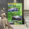 Neon Drift JDM Canvas Poster Synthwave GTR Car Magazine Cover Wall Art For Modern Room Decor 1