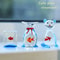 VividGlass Mini Pocket Fish Figurine Handcrafted Colorful Glass Ornament For Desk Home Decor 1