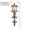Elegant Rose Wood Carving Applique Set 2pcs European Floral Cabinet Furniture Decor Trim 4