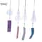ZenGlow Glass Wind Chime Transparent Hanging Wind Bell For Garden JapaneseInspired Home Decor 5