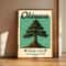 Okinawa Serenity Canvas Poster Japanese Retro Japandi Tree Art Print For Modern Home Decor 0