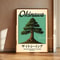 Okinawa Serenity Canvas Poster Japanese Retro Japandi Tree Art Print For Modern Home Decor 0