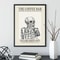 Bone Brew Minimalist Canvas Poster Skeleton Coffee Line Art Wall Decor For Kitchen Cafe 5