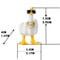 Cheeky Quack Duck Figurine Funny Middle Finger Resin Statue With Glasses For Desk Home Decor 5