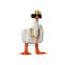 Cheeky Quack Duck Figurine Funny Middle Finger Resin Statue With Glasses For Desk Home Decor 7