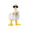 Cheeky Quack Duck Figurine Funny Middle Finger Resin Statue With Glasses For Desk Home Decor 10