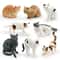 CozyPaws Lying Orange Cat Figurine Cute Mini Pet Desktop Decor For Home Office 4
